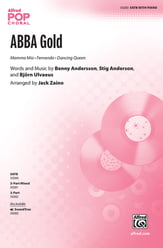 ABBA Gold SATB choral sheet music cover